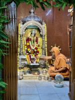 Jalabhisheka and Shodashopachar Puja by HH Swamiji at Shri Shivakrishna Mandir, Hubballi (26 Feb 2025)